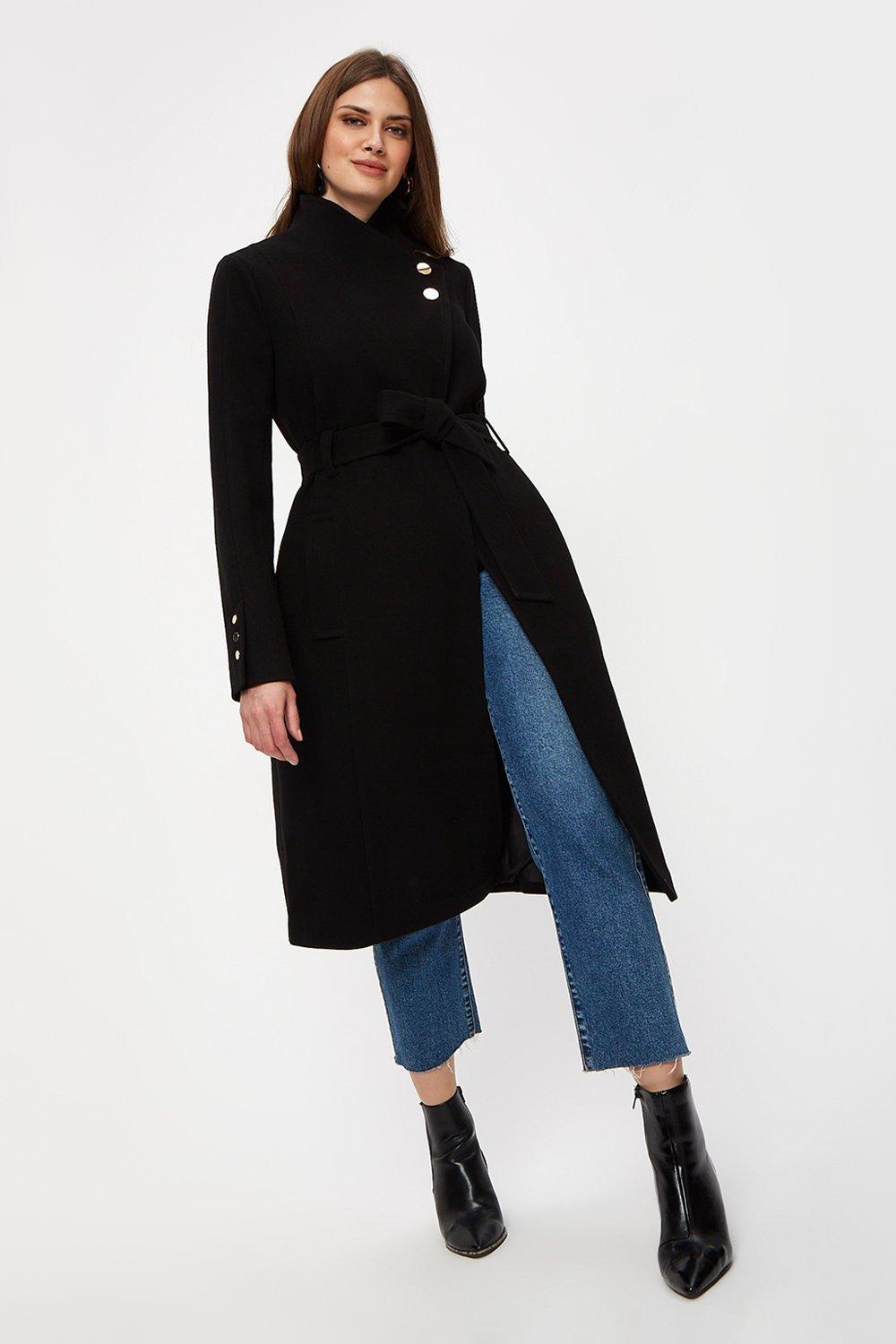 wrap coat dorothy perkins