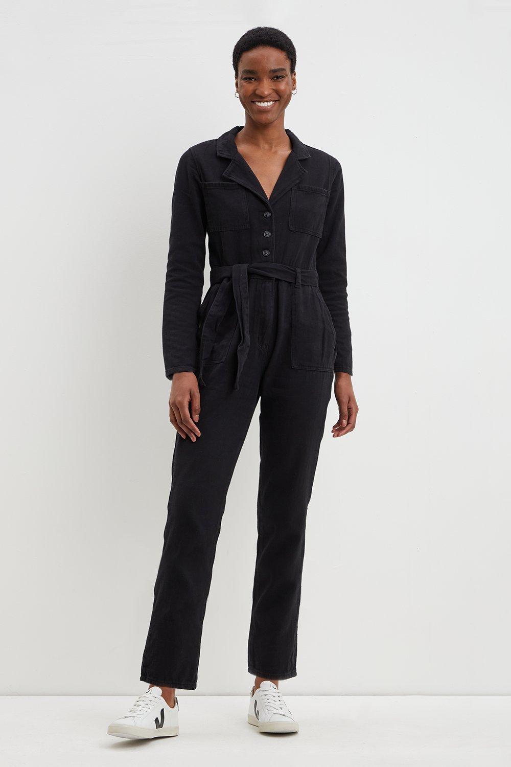 long black pantsuit