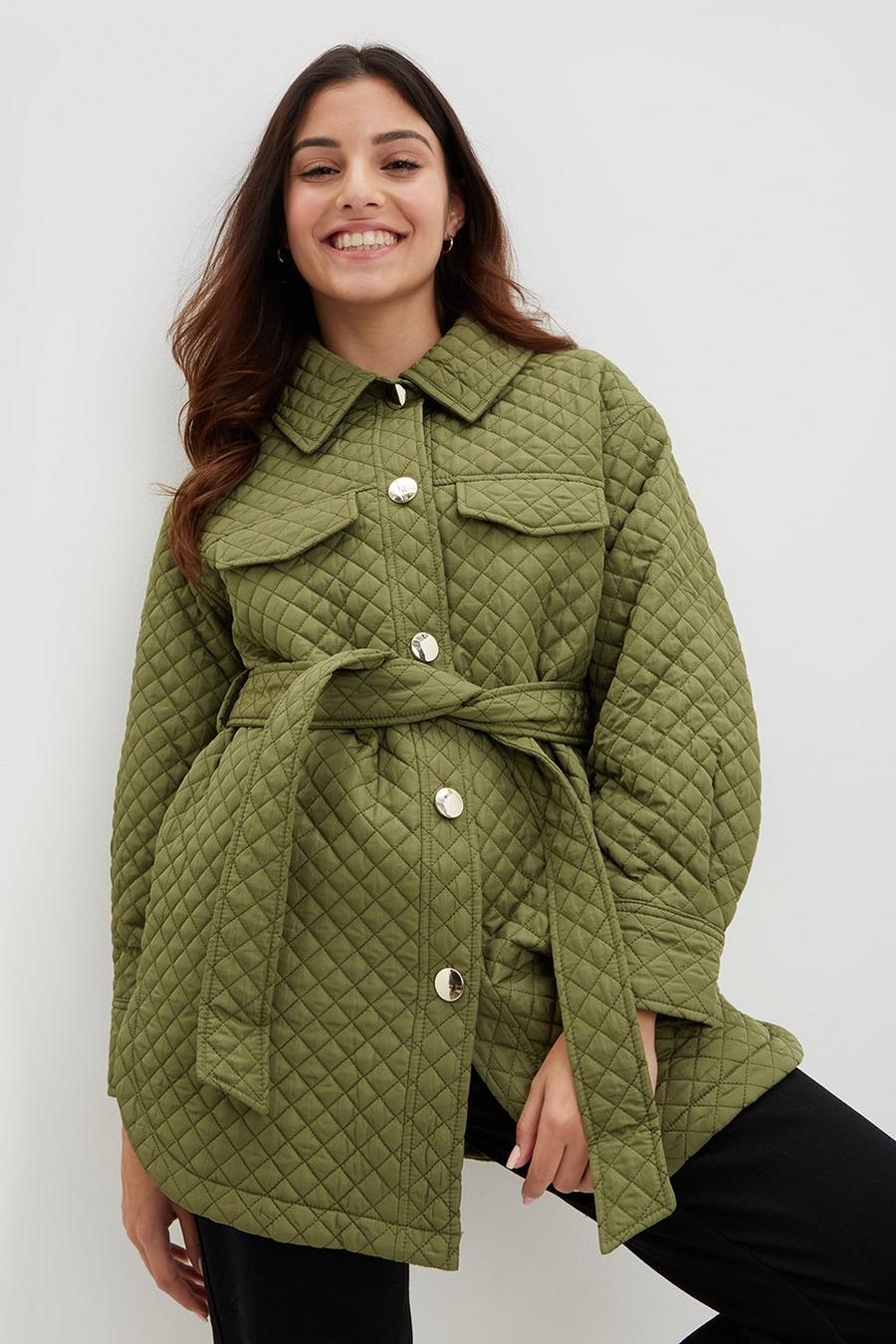Petite Quilted Shacket