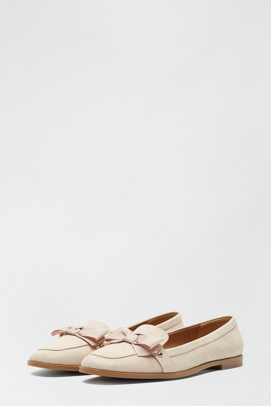 Blush Leatrice Bow Loafer