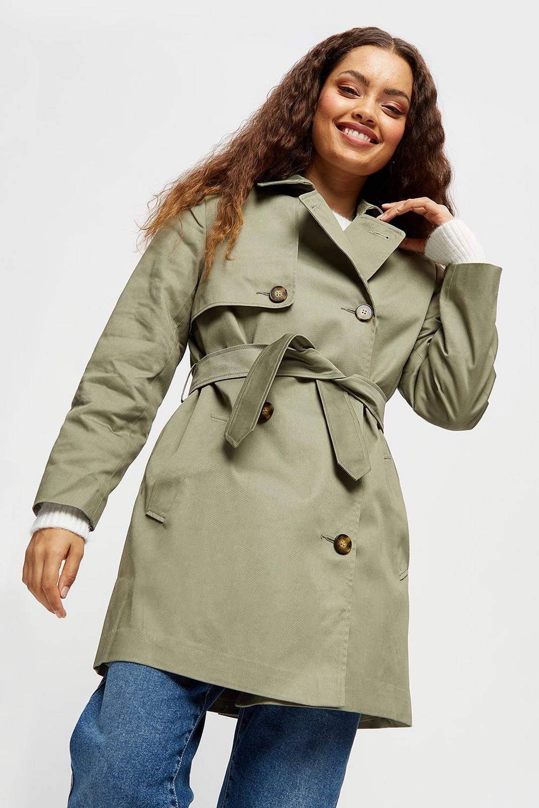 135 Petite Short Trench Coat image number 1