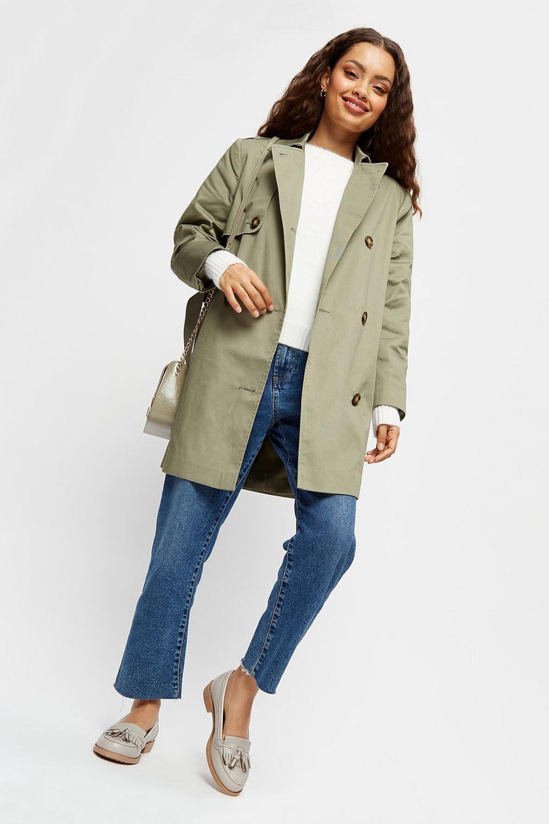 135 Petite Short Trench Coat image number 2