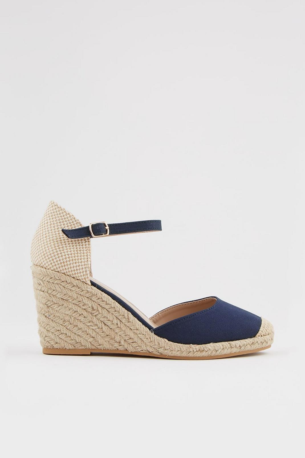 148 Rosie Two Part Espadrille Wedge image number 2