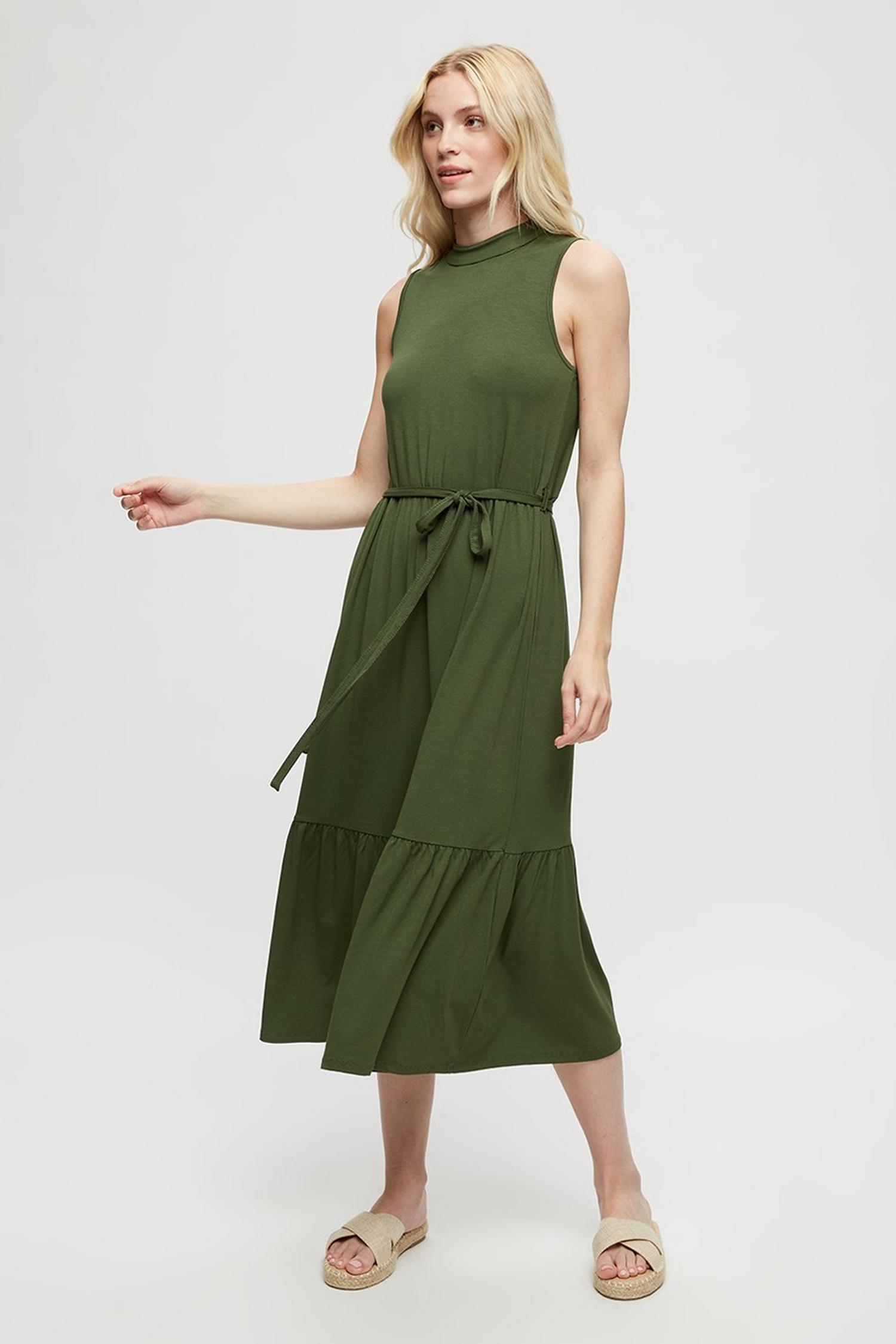 Tiered Sleeveless Maxi Dress | Dorothy Perkins UK