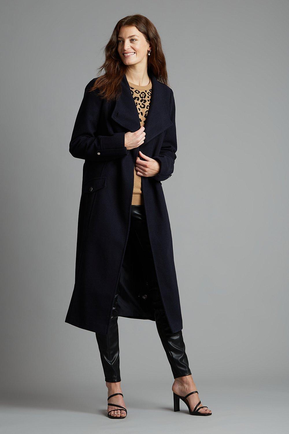 tall wrap coat