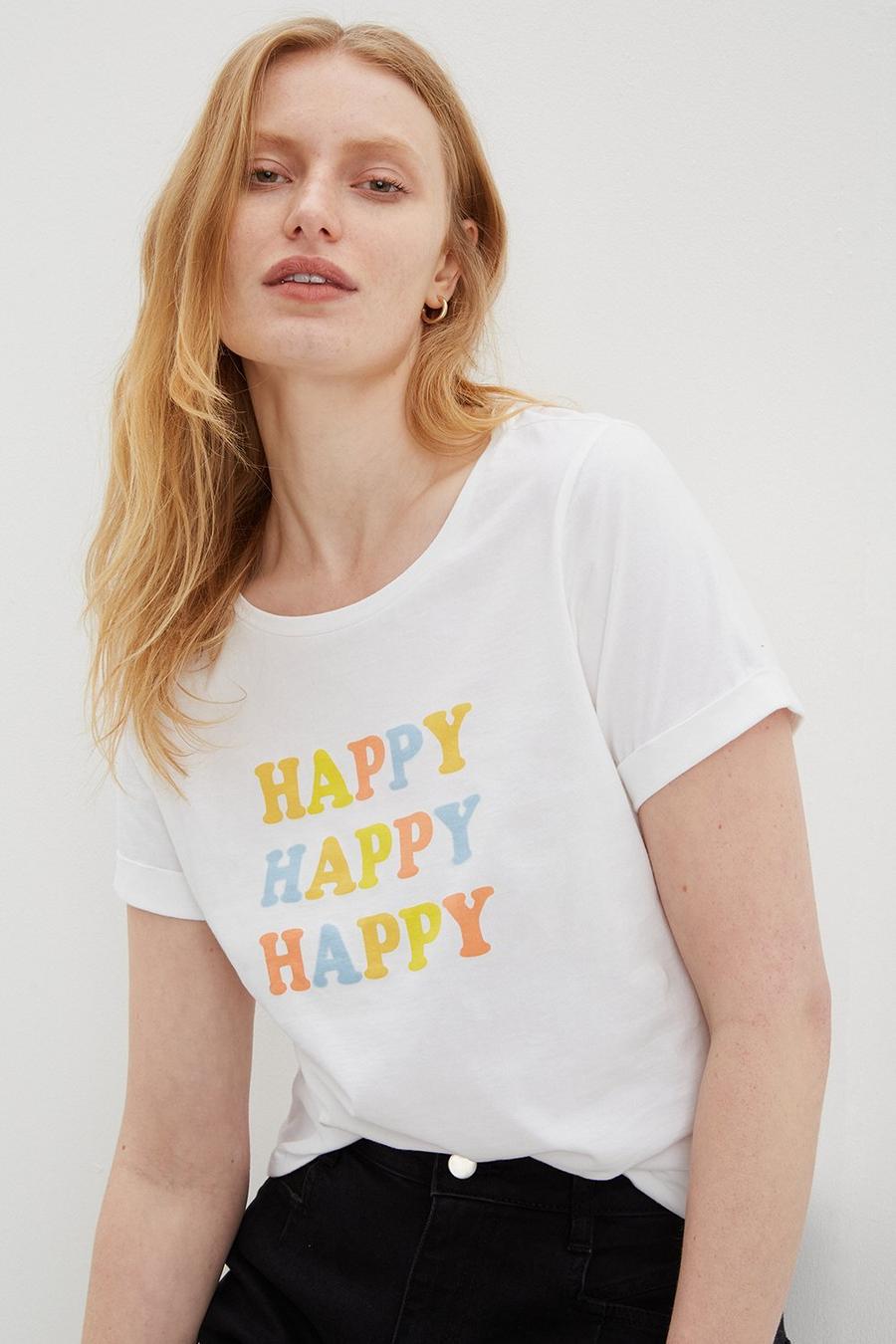 Happy Logo T-shirt