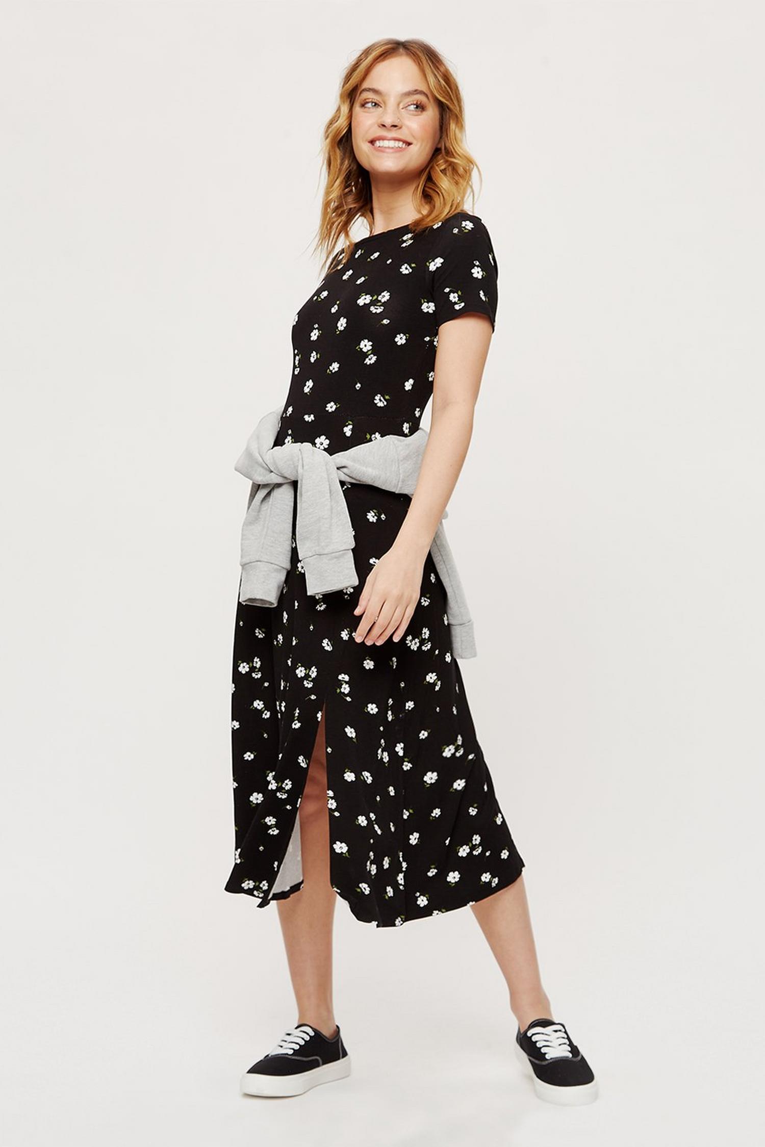 m&s t shirt midi dress