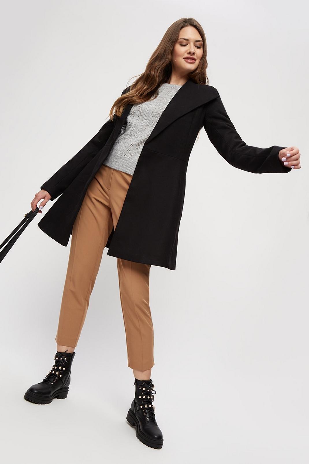 105 Tall Belted Wrap Coat image number 2