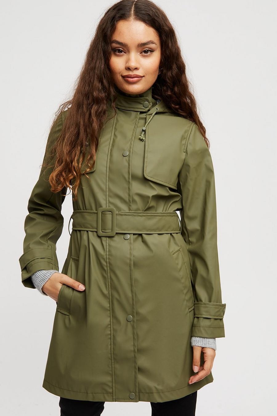 Petite Raincoat Mac With Lining