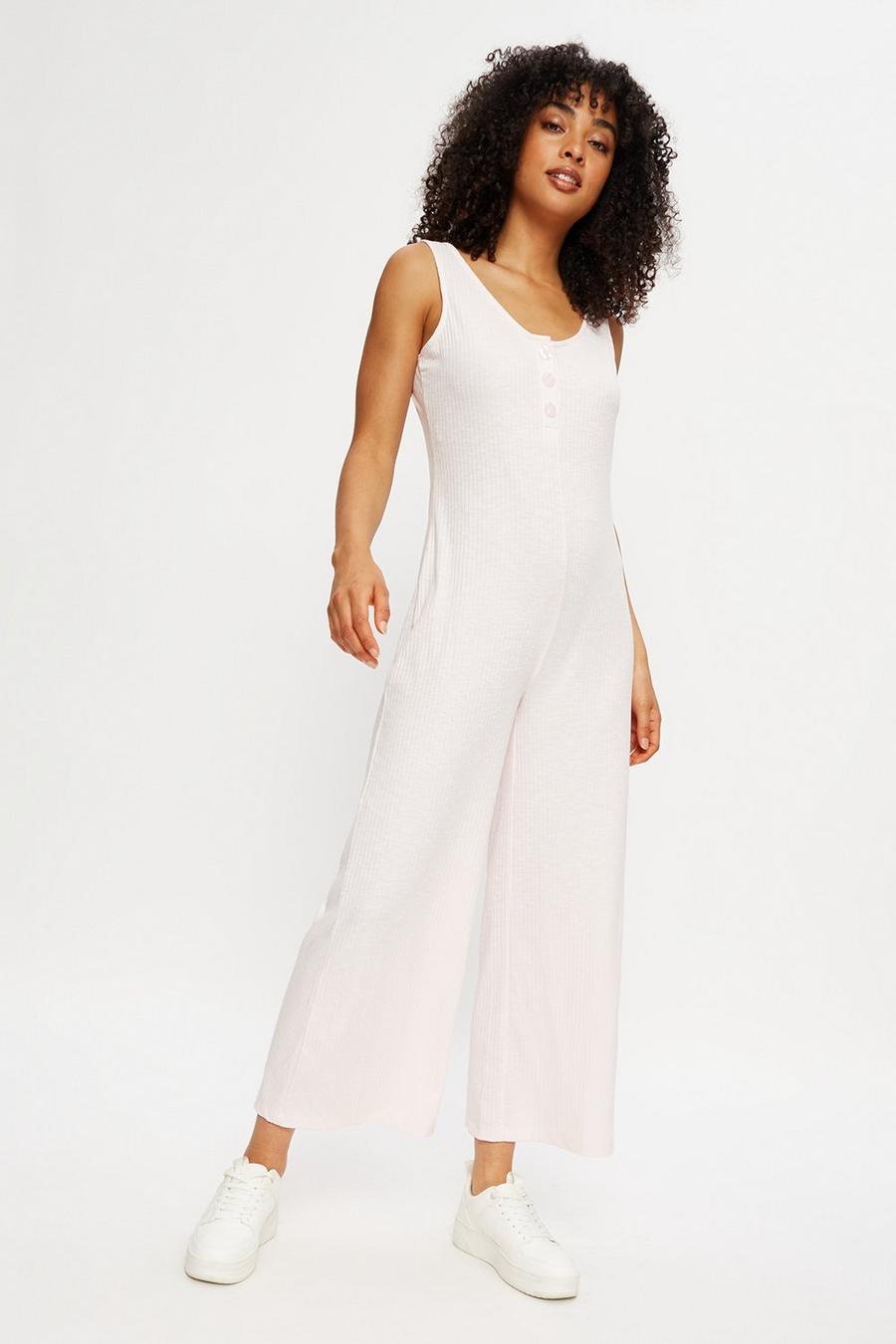 Soft Touch Rib Cami Jumpsuit