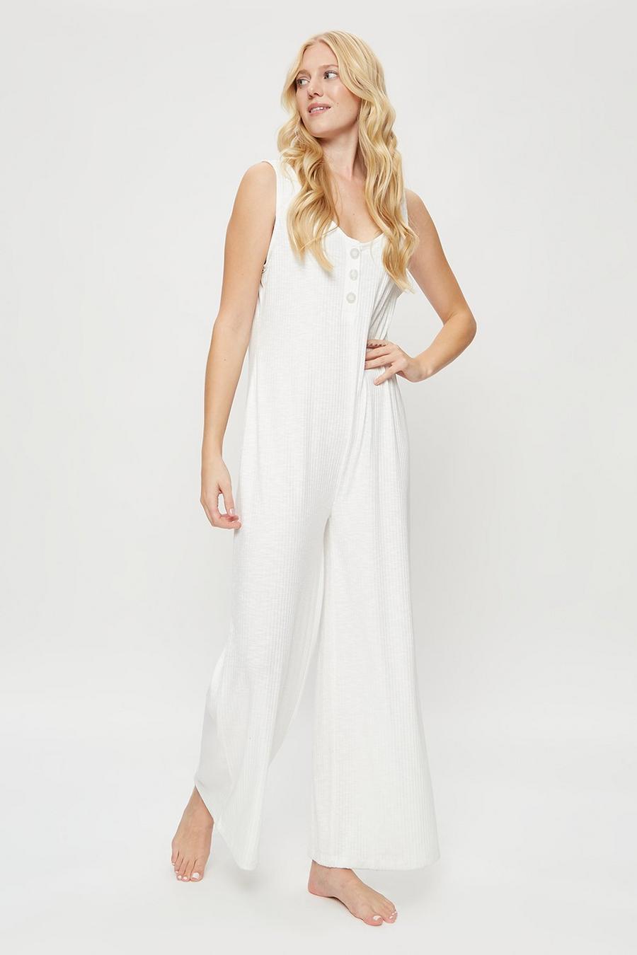 Soft Touch Rib Cami Jumpsuit