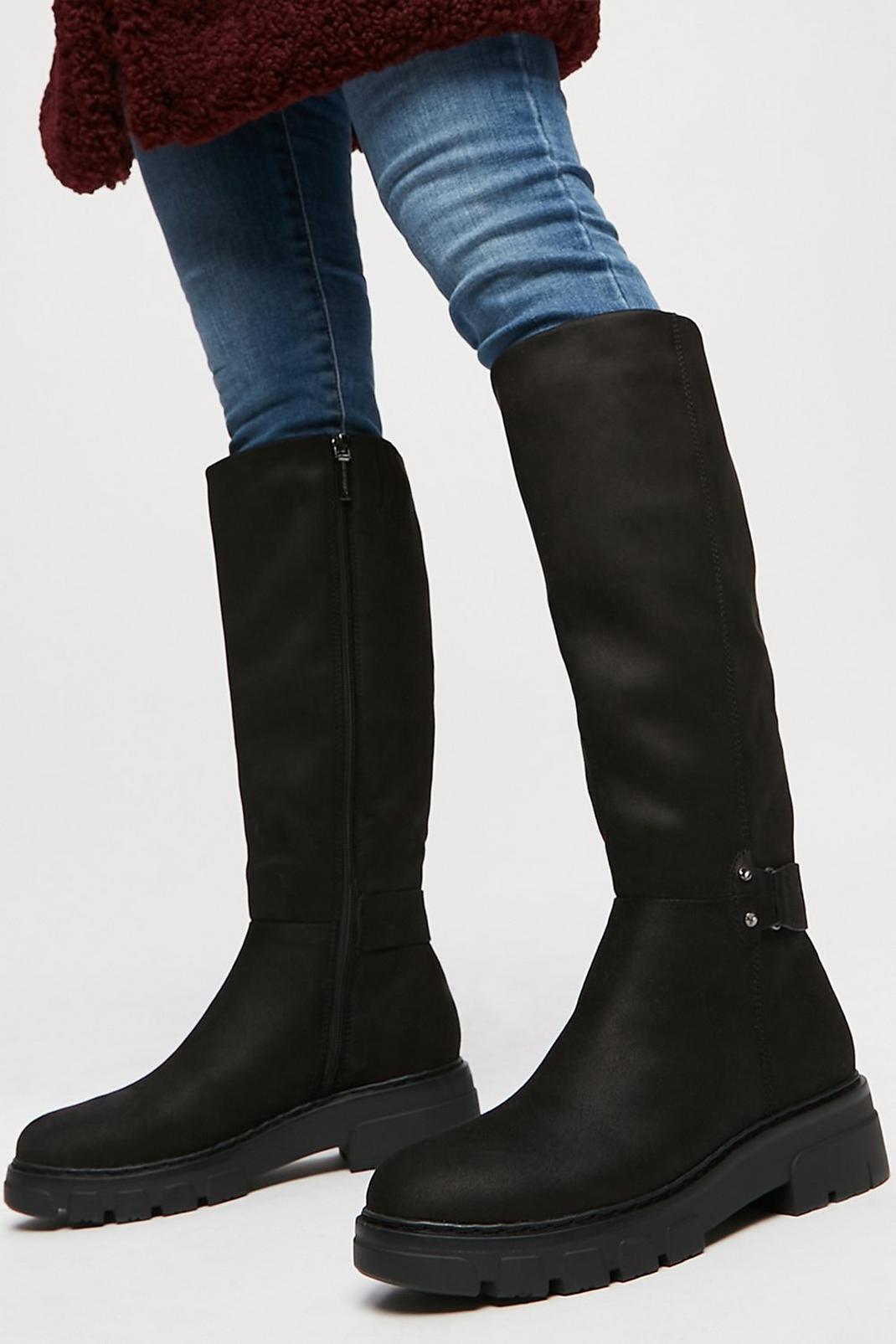 Black Love Our Planet Ilwad Long Chunky Boot image number 1