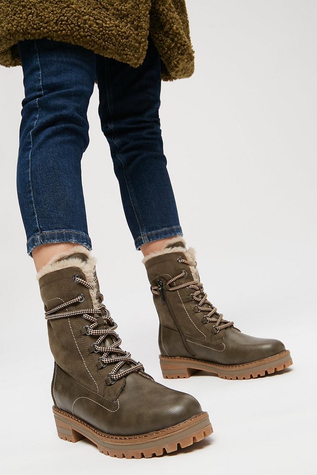 135 Love Our Planet Jasmine Lace Up Boot image number 1