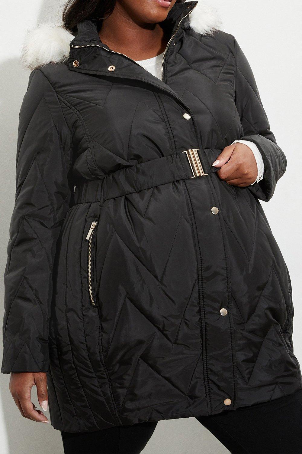 dorothy perkins long puffer coat