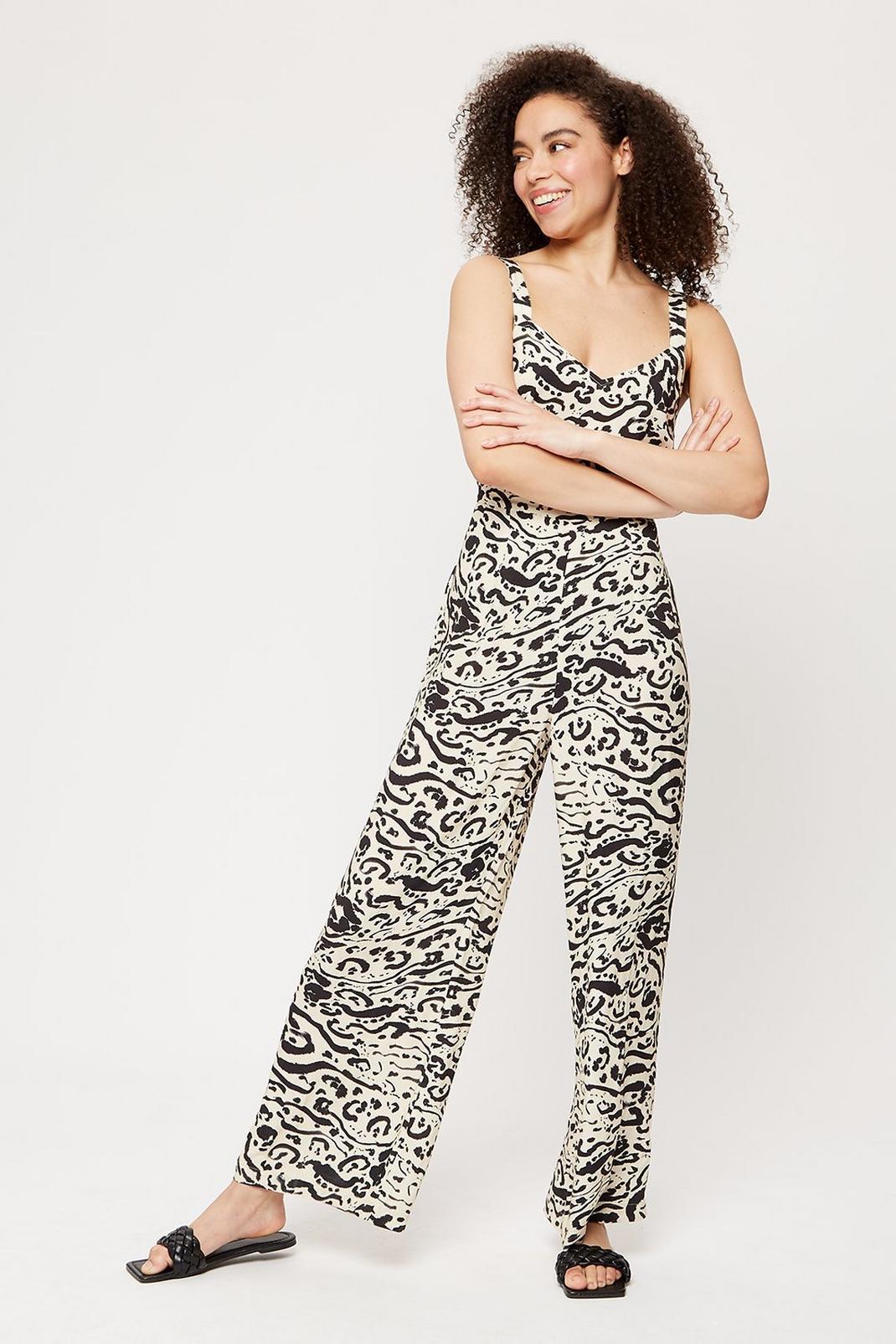 103 Animal Trapeze Jumpsuit image number 2
