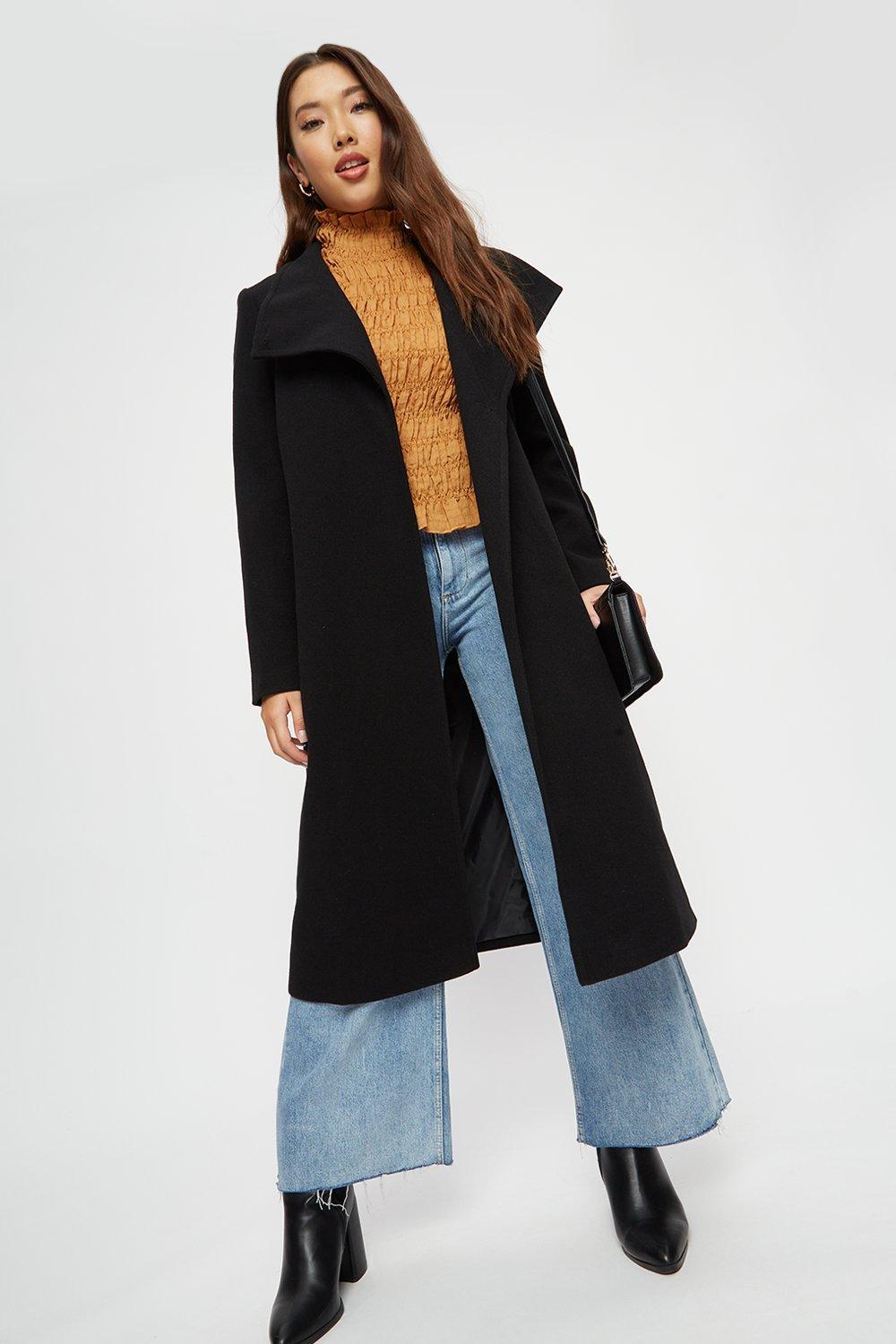 wrap coat dorothy perkins