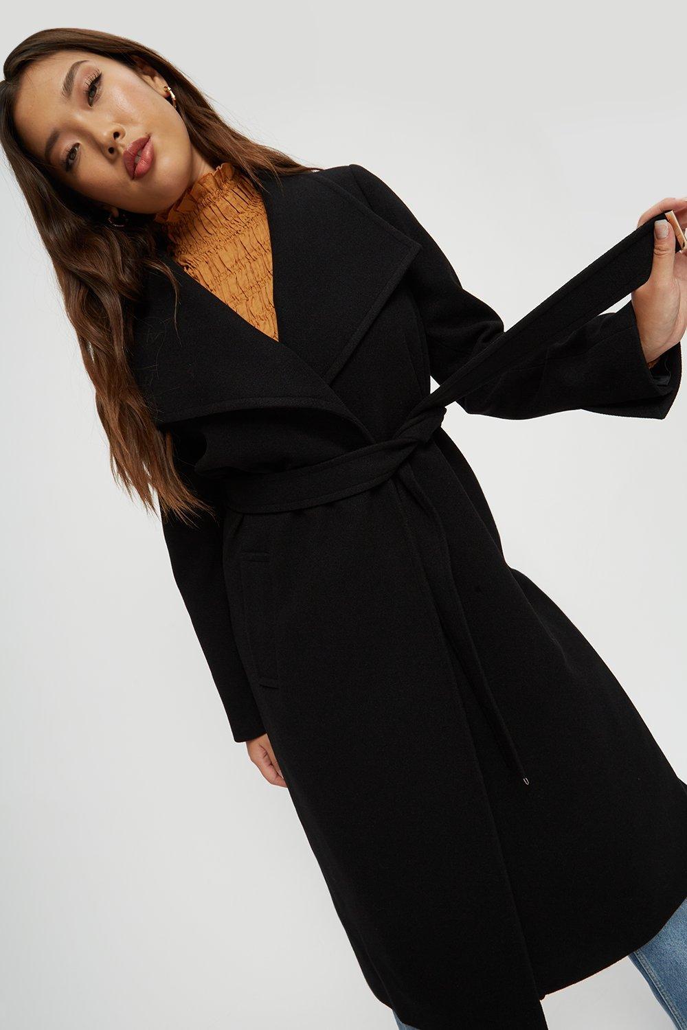 wrap coat dorothy perkins