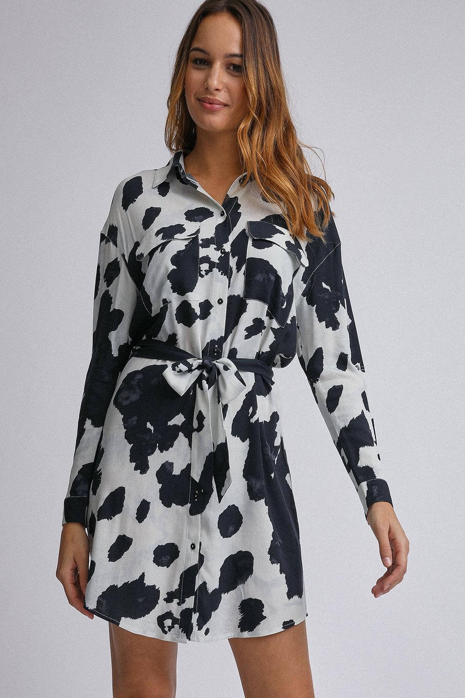 cow print shirt men