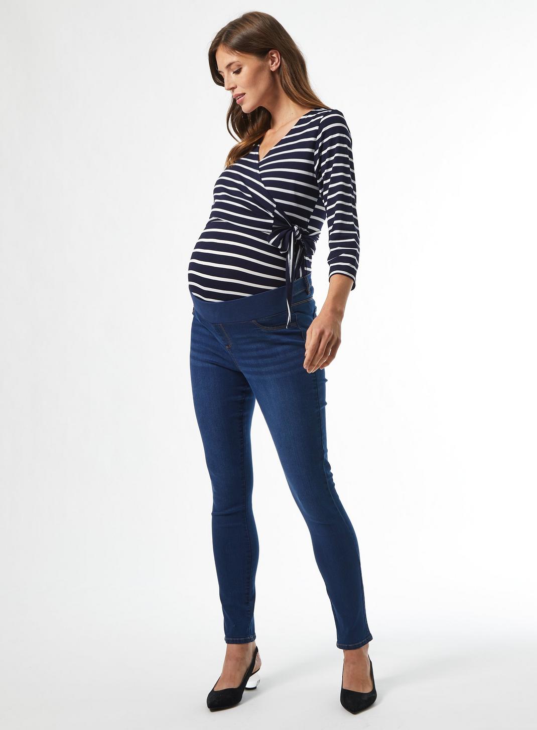 Blue Maternity Underbump 'Ellis' Denim Jeans image number 1