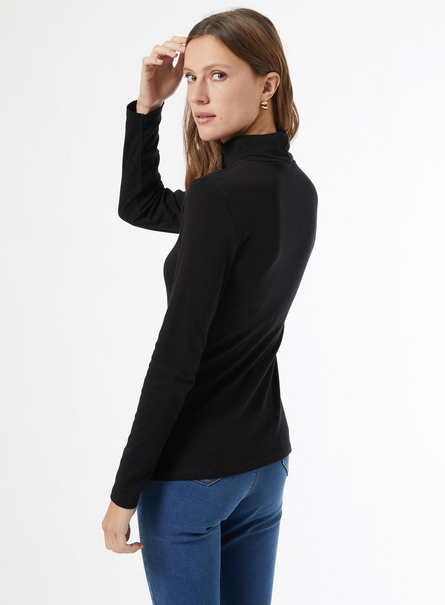 ladies roll neck tops uk