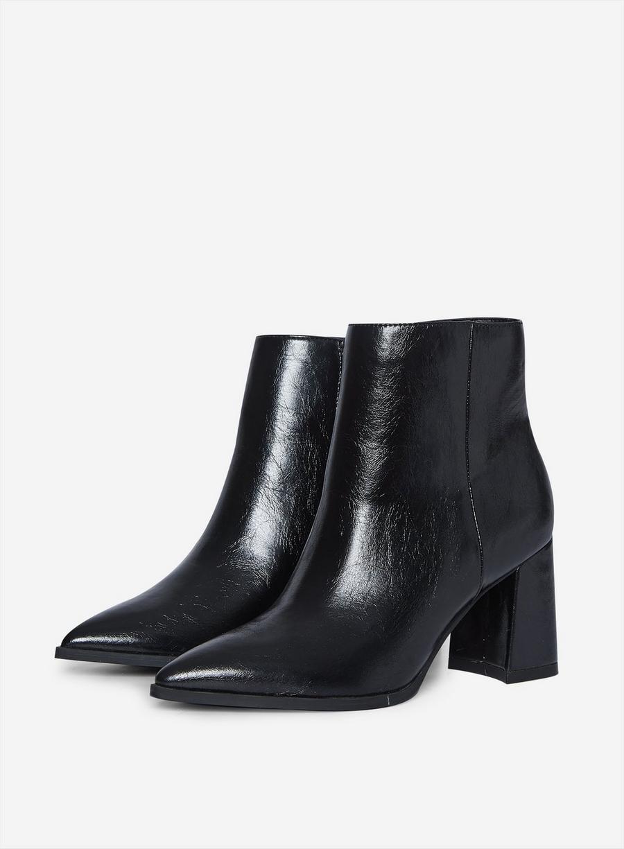 Black Analisa Point Boots