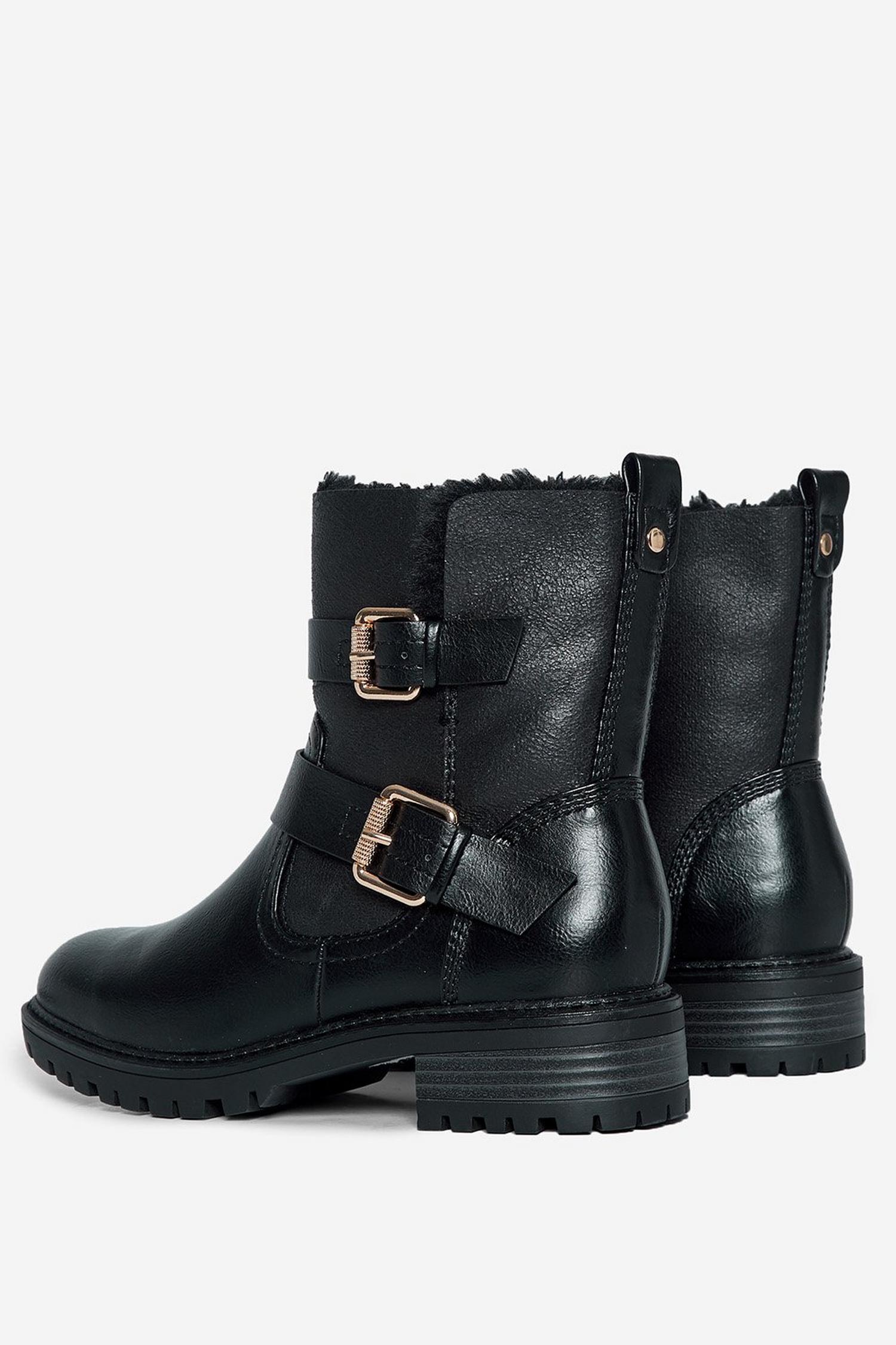 biker boots wide fit