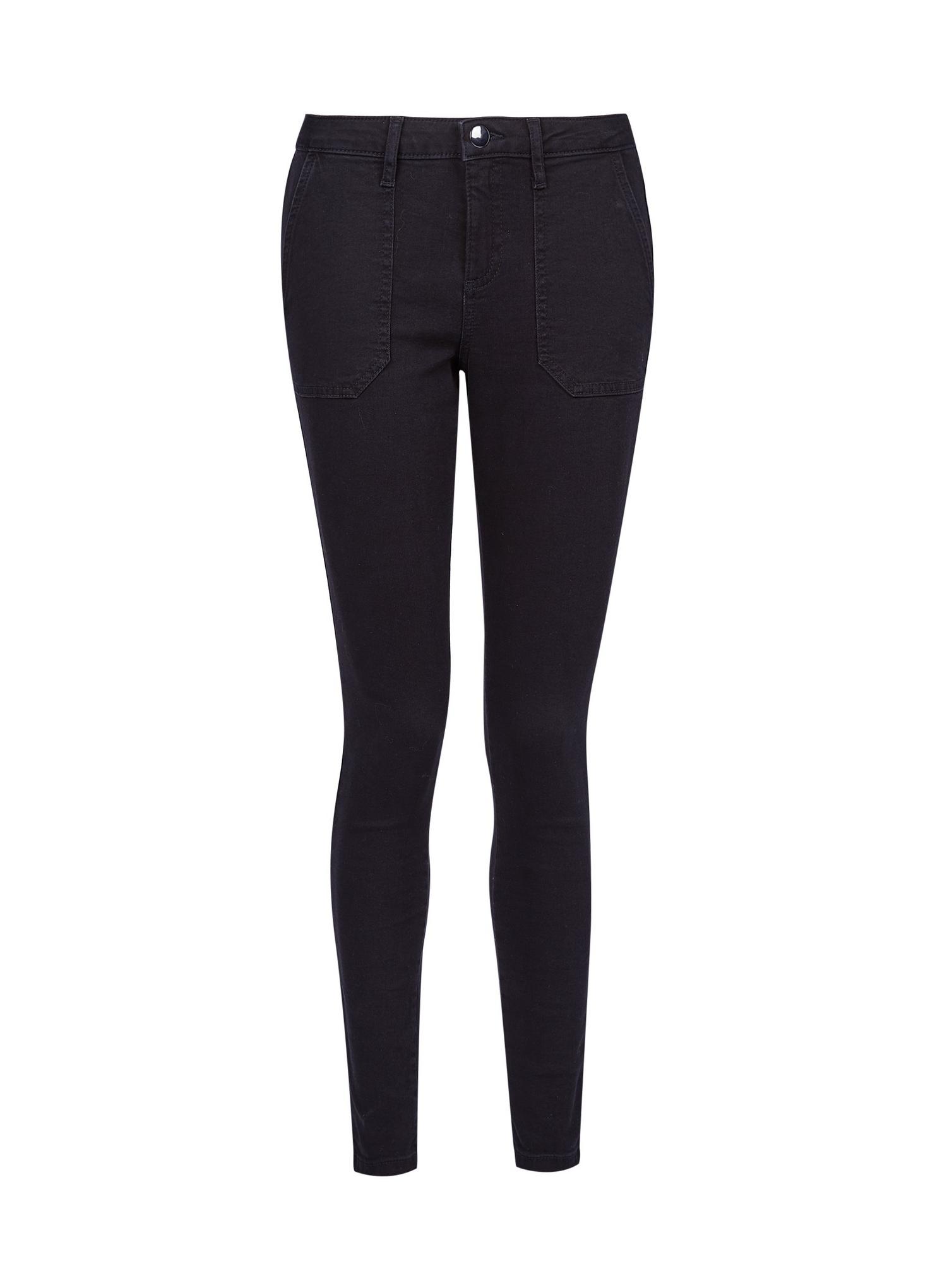 Black Denim Utility Darcy Jeans | Dorothy Perkins UK