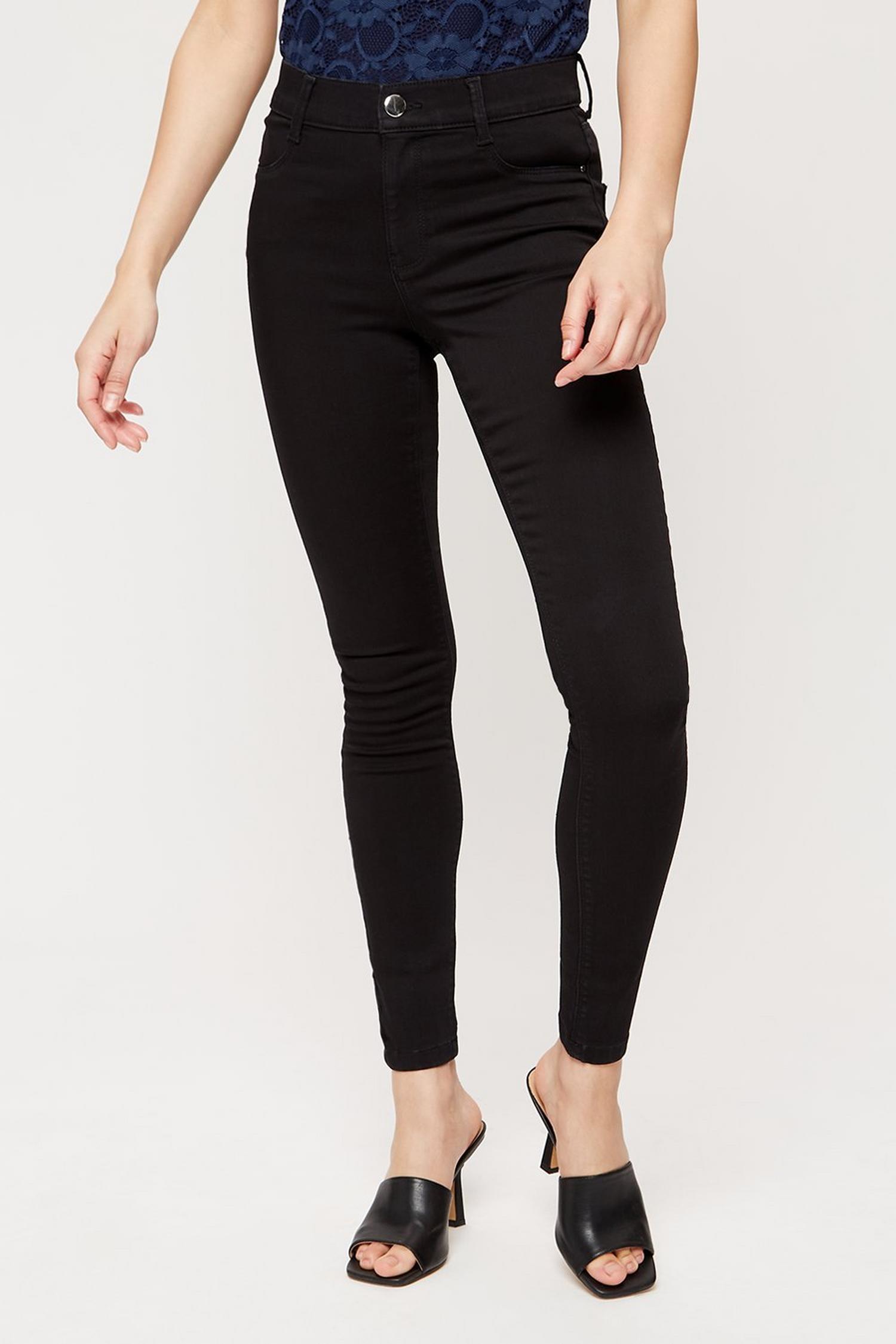 Black Short Frankie Skinny Jeans | Dorothy Perkins UK