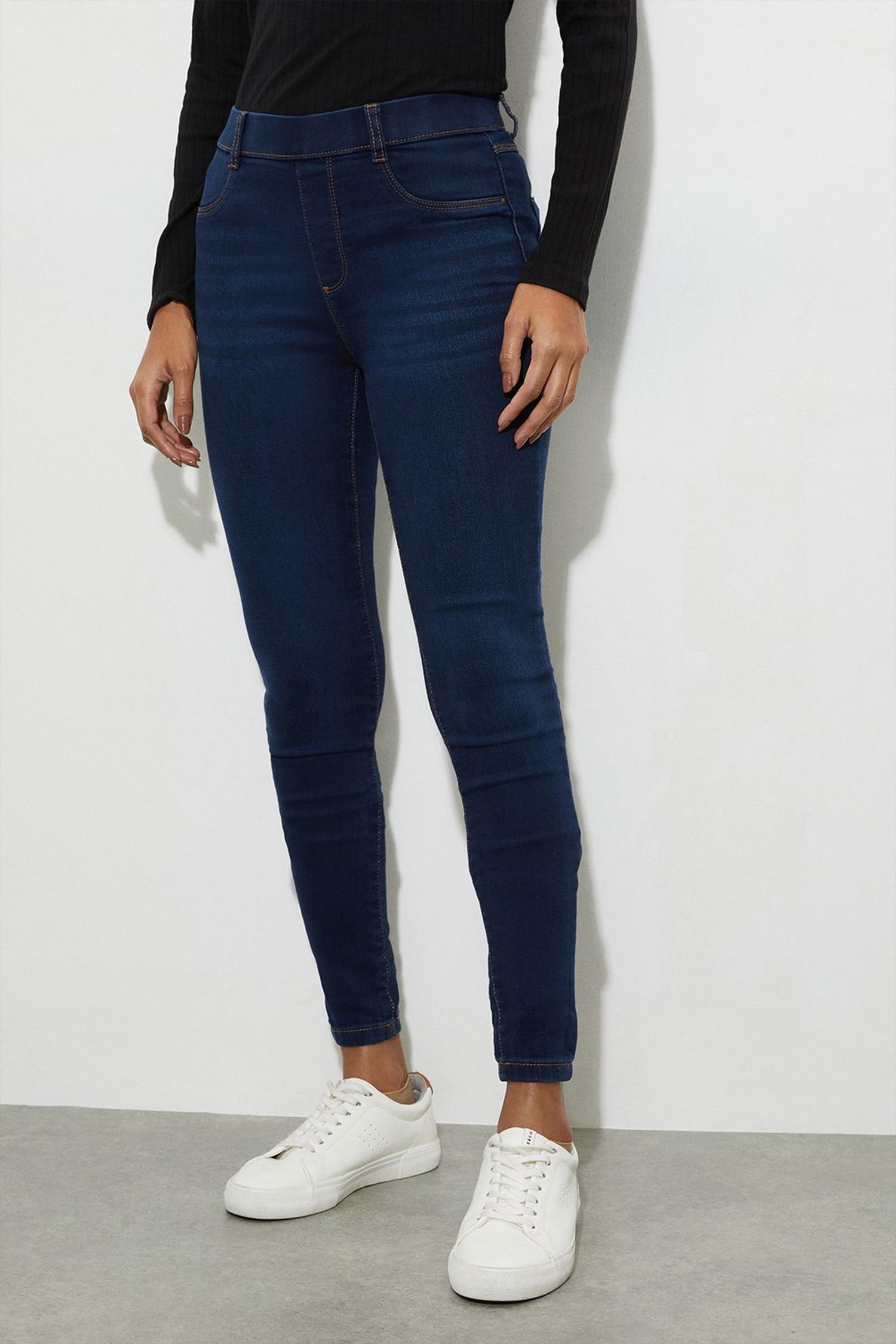 indigo jeggings
