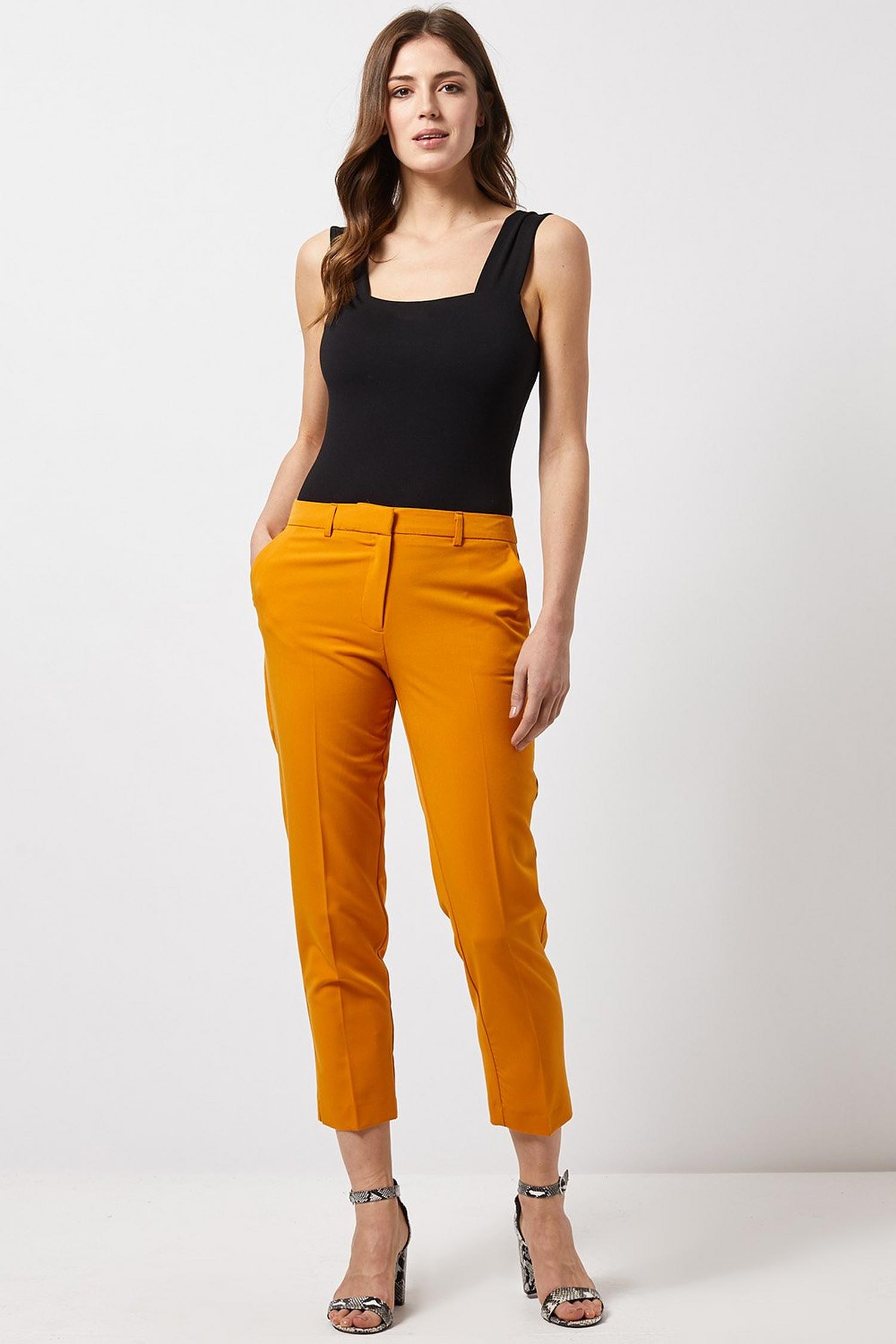 mango split hem pants