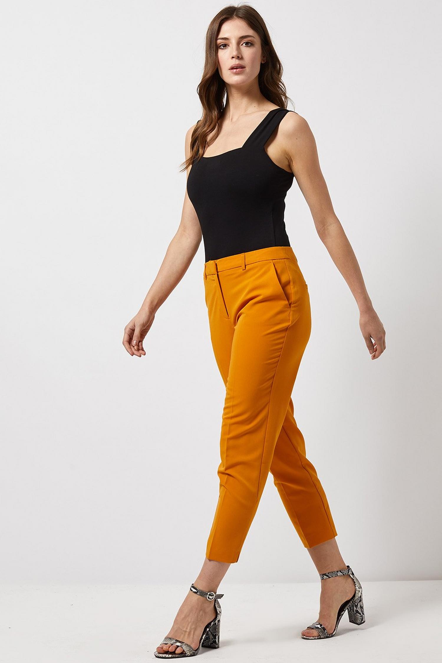 mango split hem pants