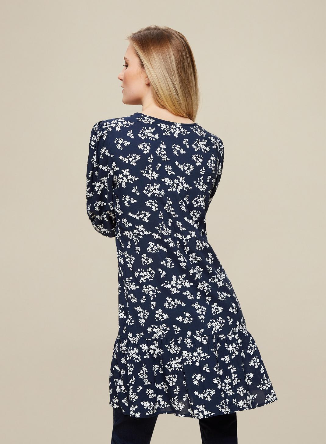 148 Navy Floral Print Tunic image number 2