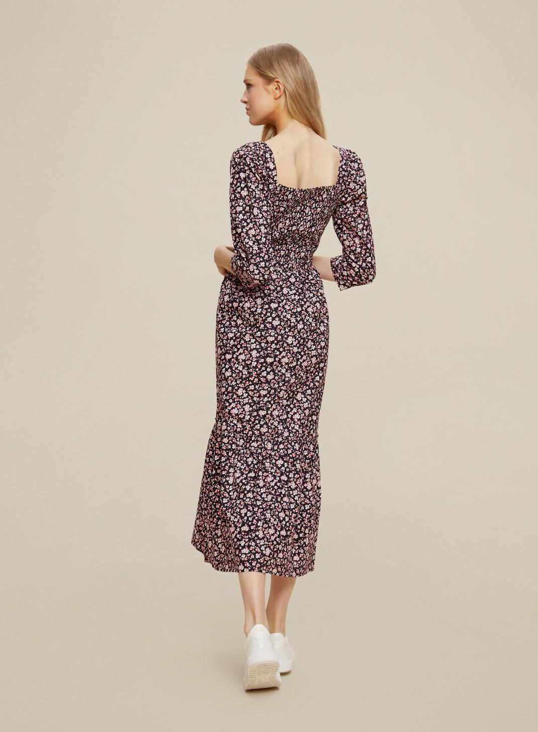 105 Lilac Floral Maxi Dress image number 2