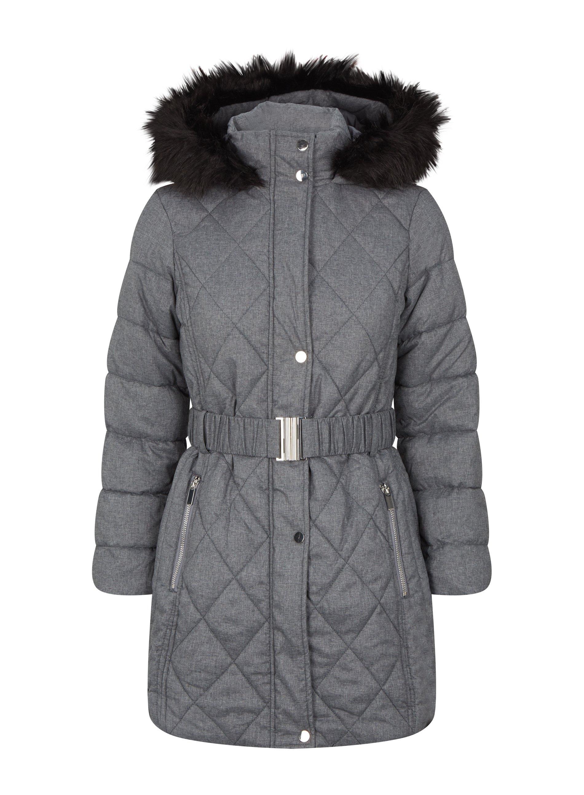 dorothy perkins petite grey coat