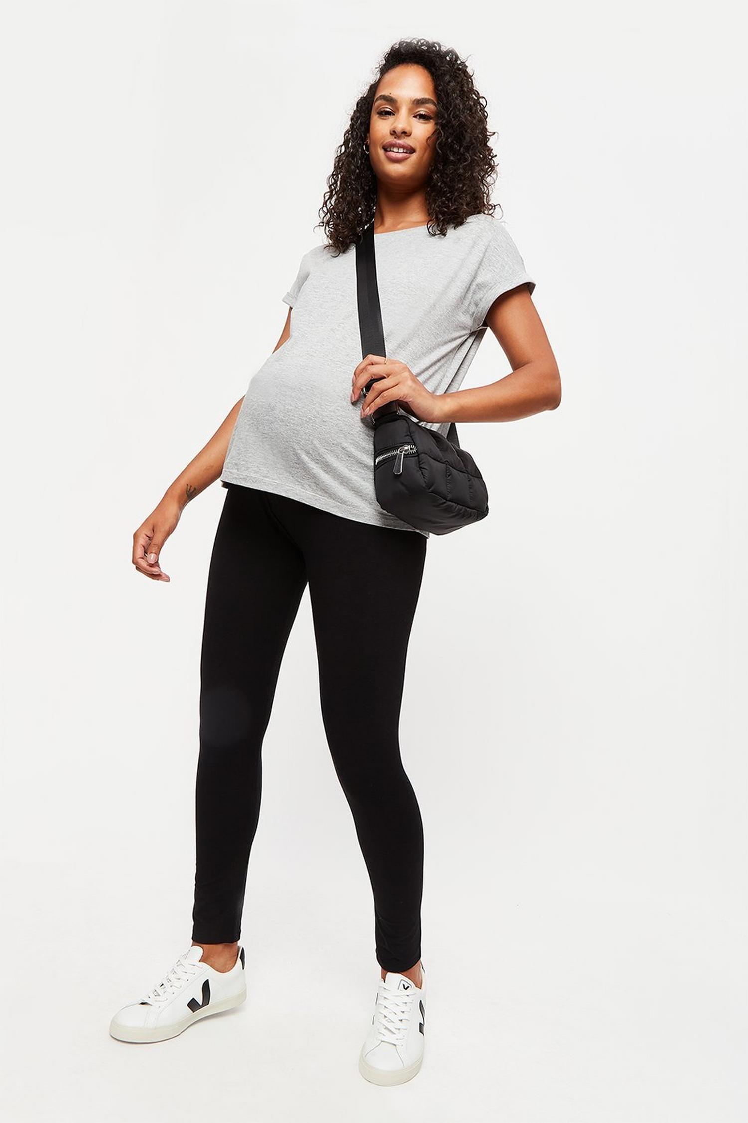 under bump maternity joggers