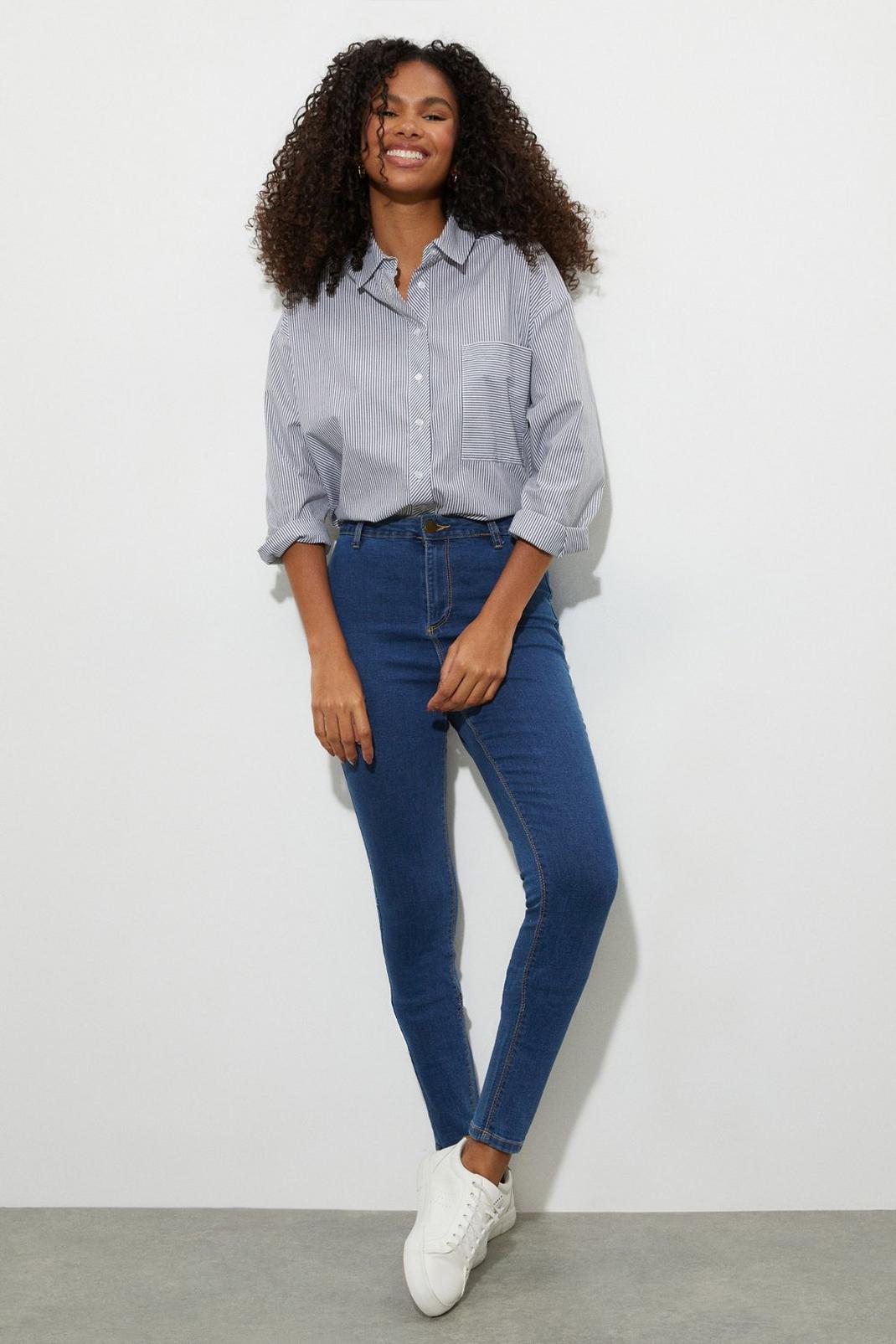 Midwash Regular Lyla High Waisted Skinny Jeans | Dorothy Perkins EU