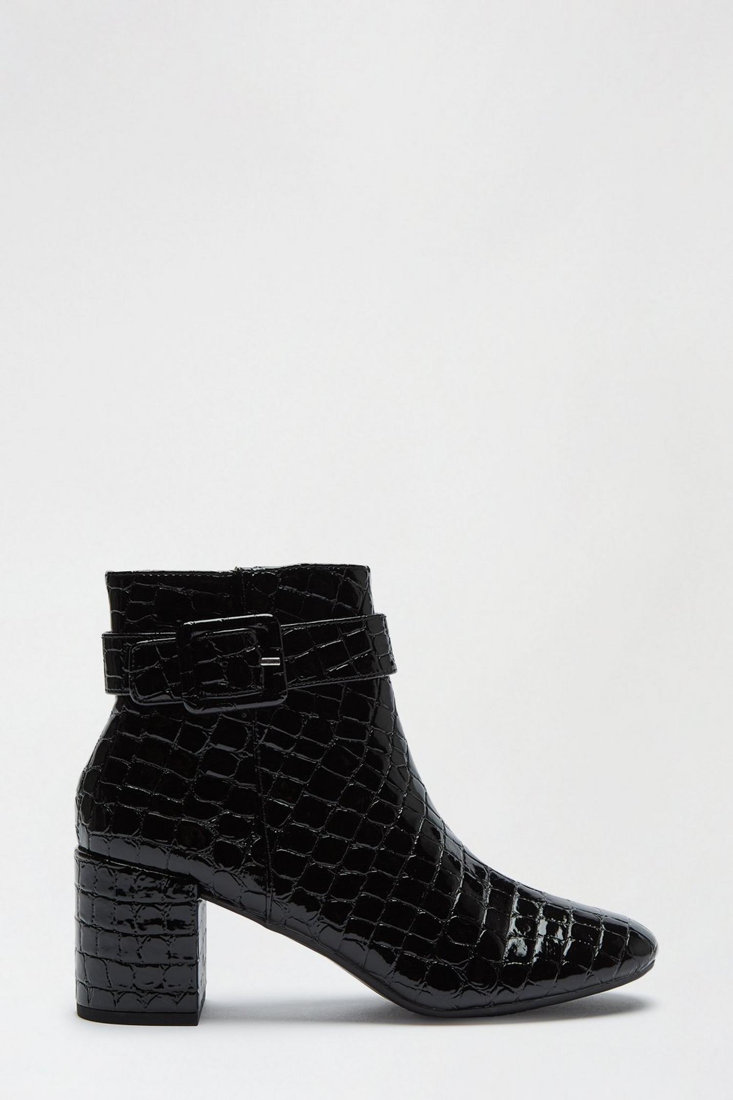 andi black knee high boots