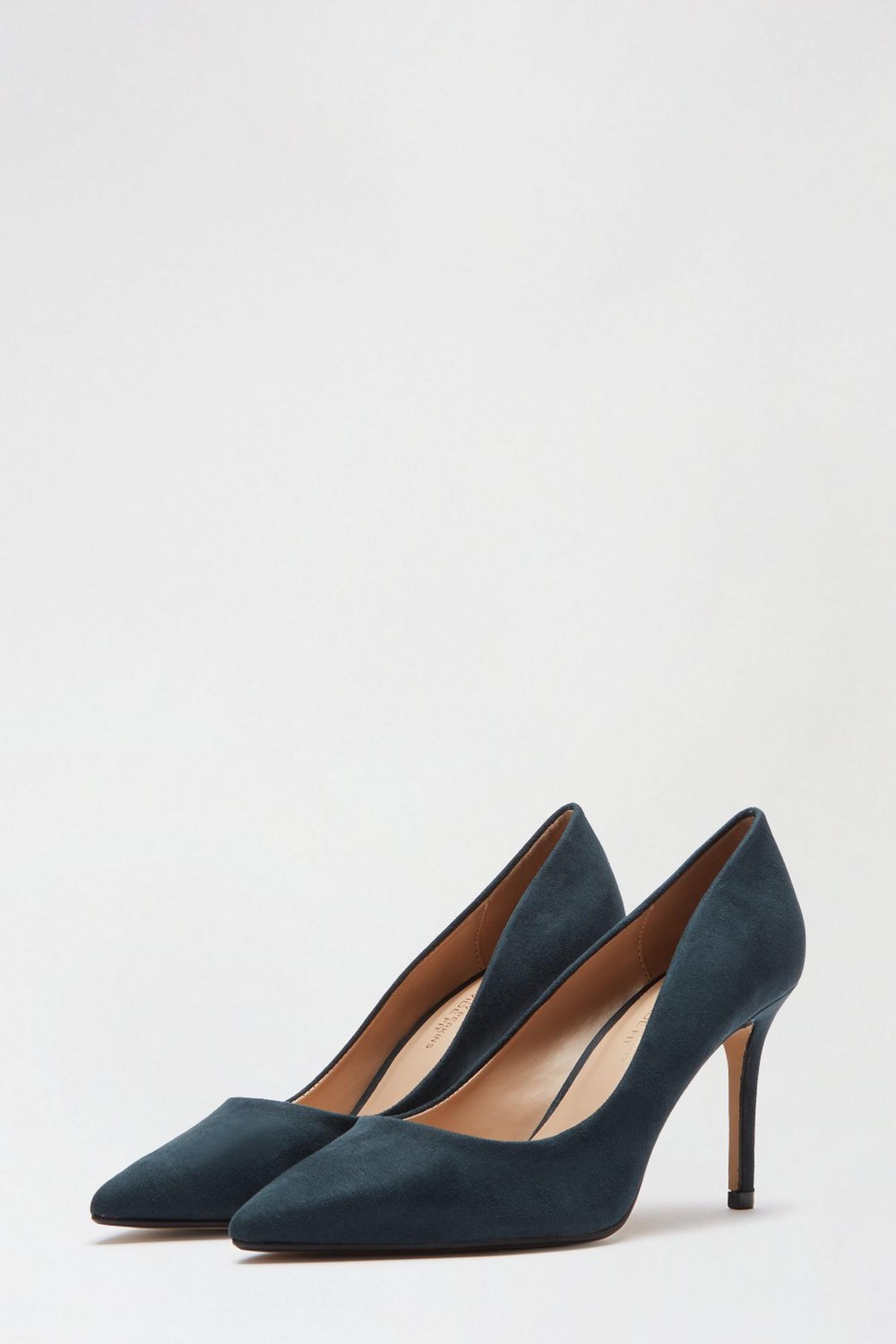 Wide Fit Teal Blue Dele Court Shoes | Dorothy Perkins UK