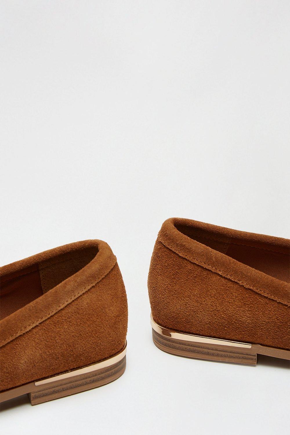 dorothy perkins tan loafers