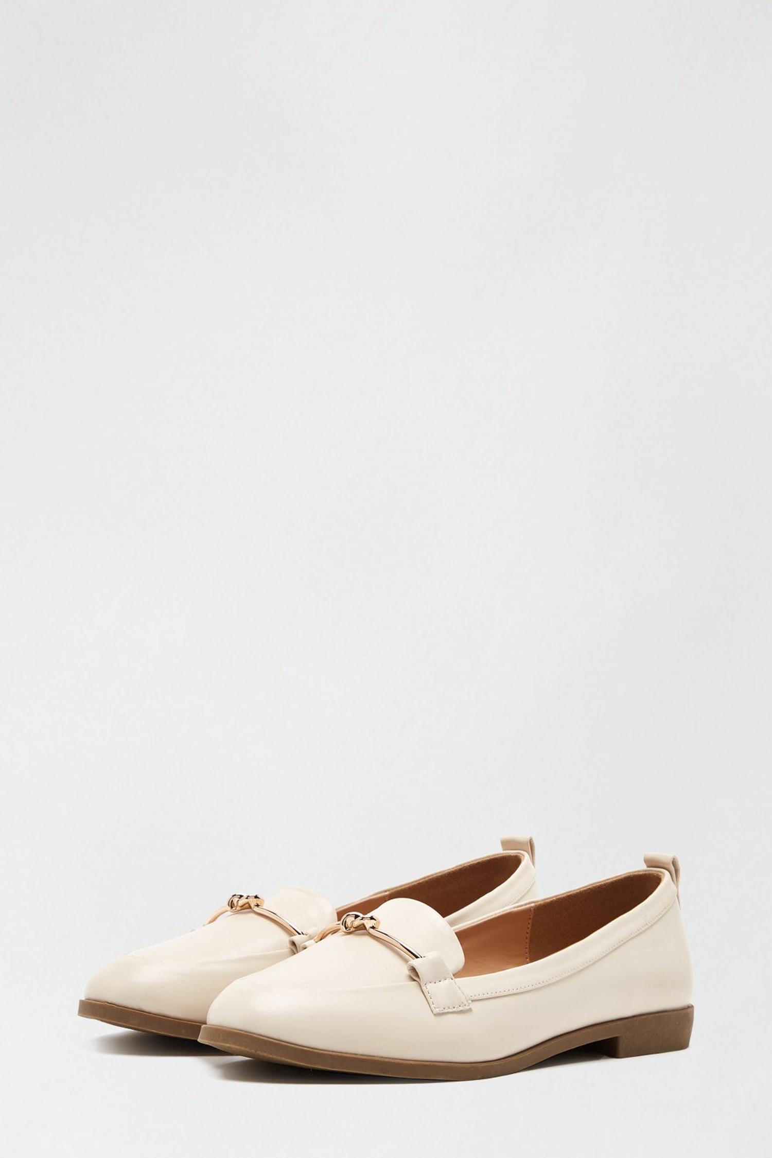 Wide Fit Ecru Loom Loafer | Dorothy Perkins EU