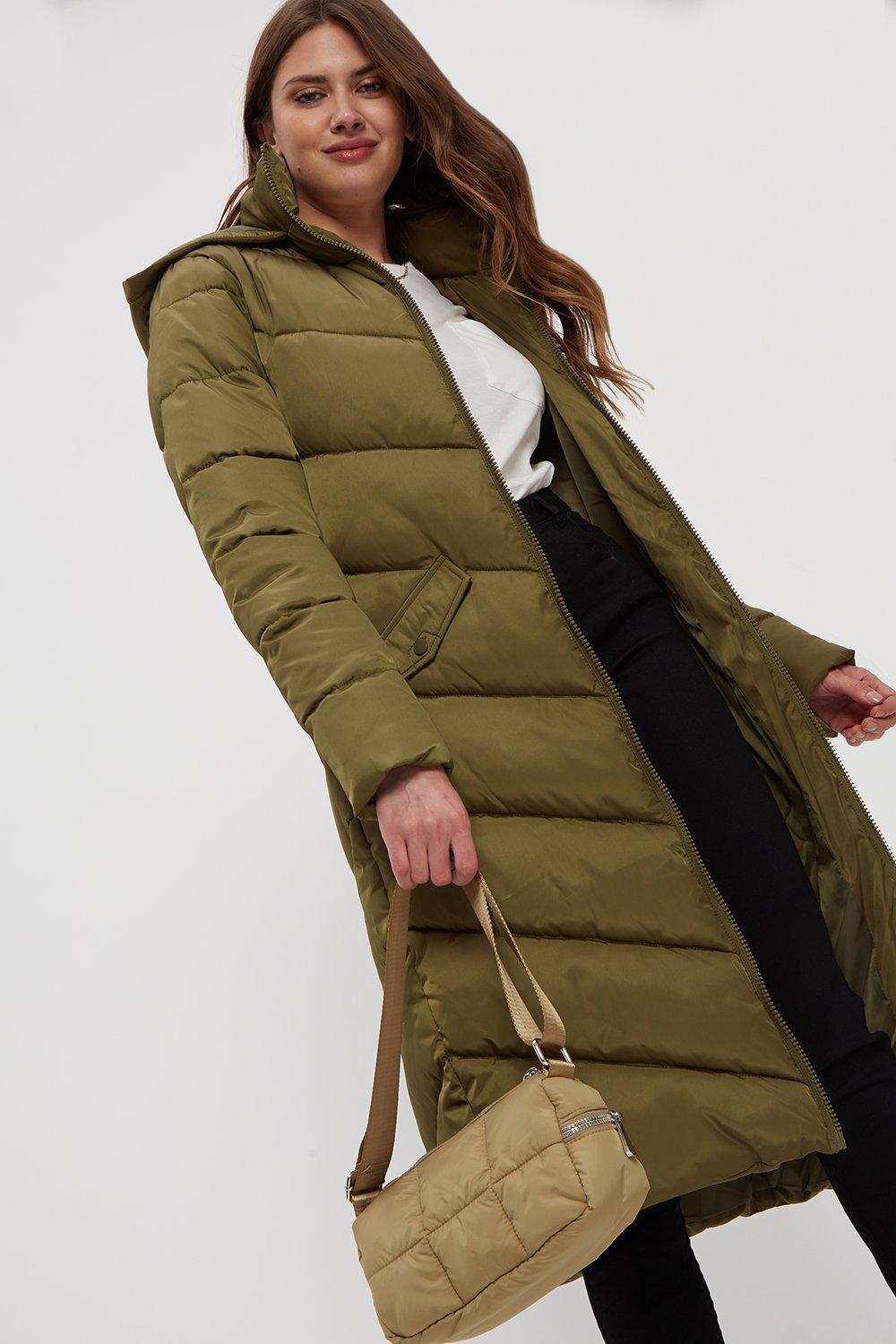 super long padded coat