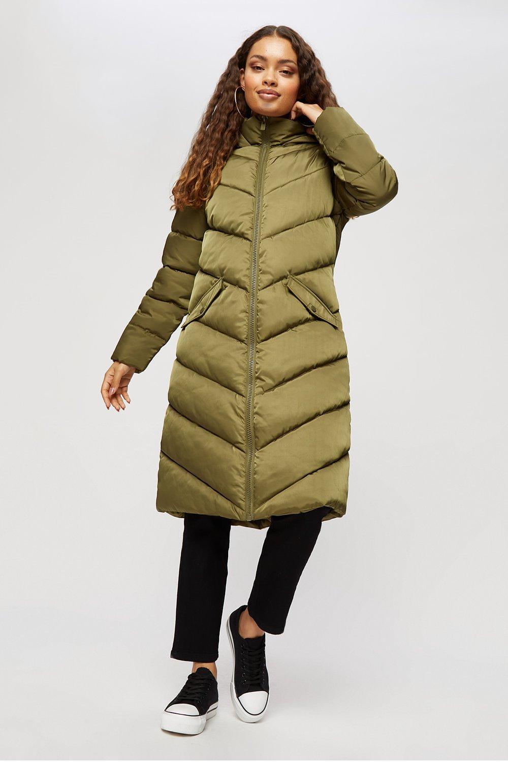 dorothy perkins long puffer coat