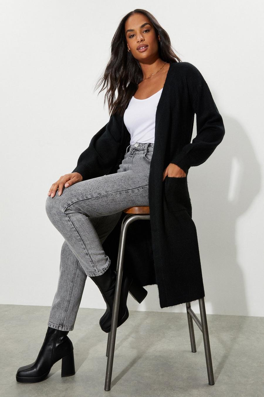 Longline Knitted Cardigan