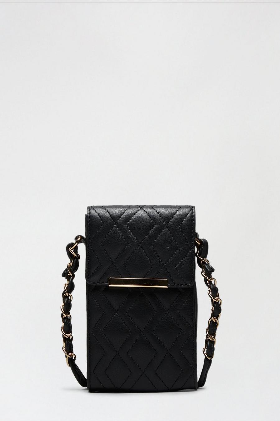 Luxe Leather Mobile Phone Cross Body