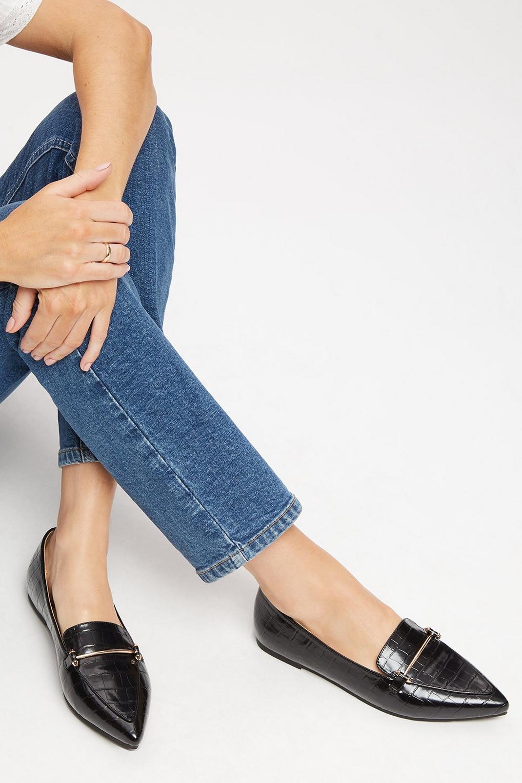 Wide Fit Lopez Detail Loafers | Dorothy Perkins