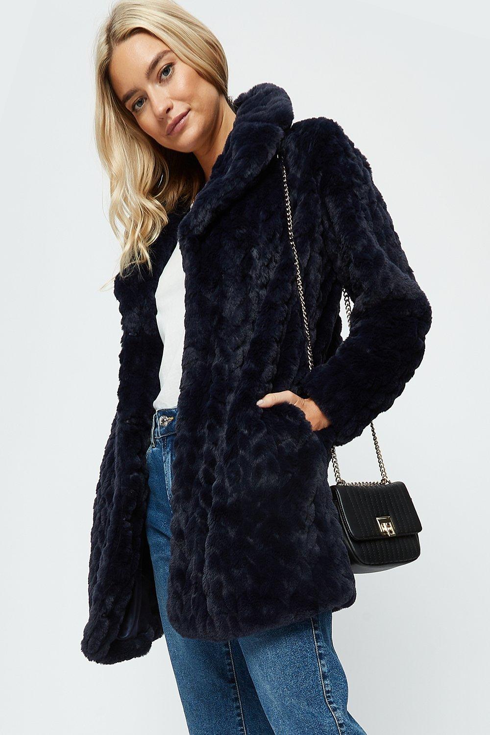 faux fur coat petite