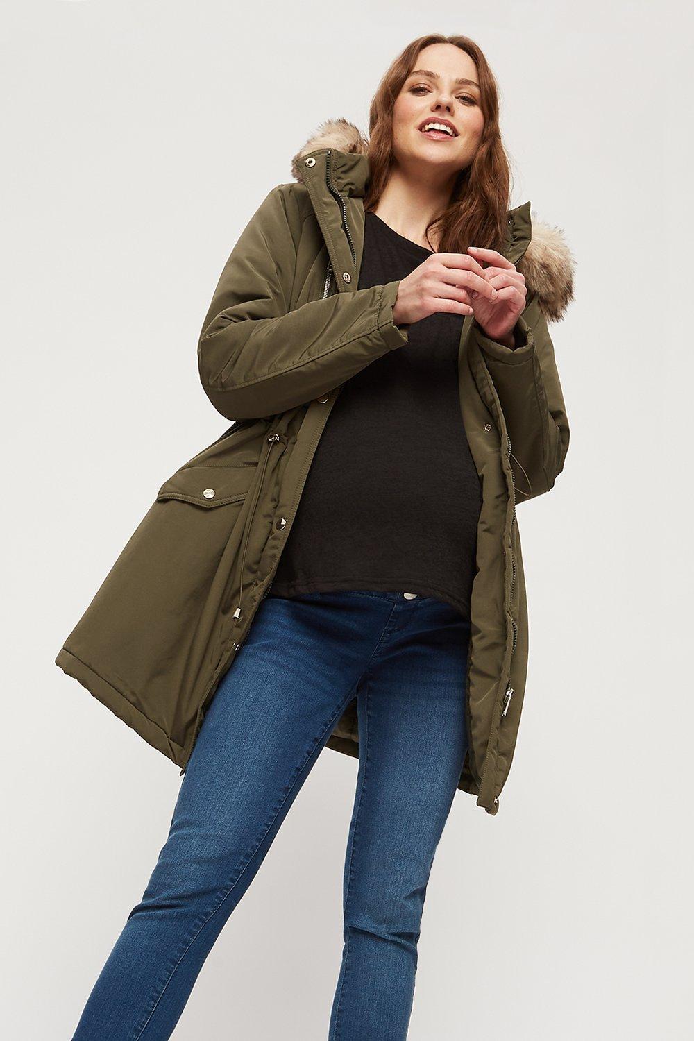 dorothy perkins khaki parka