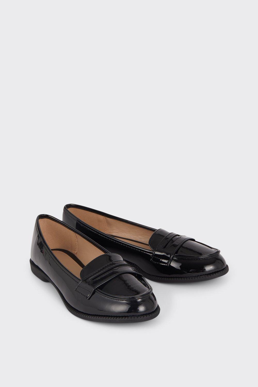 Wide Fit Lara Penny Loafers | Dorothy Perkins
