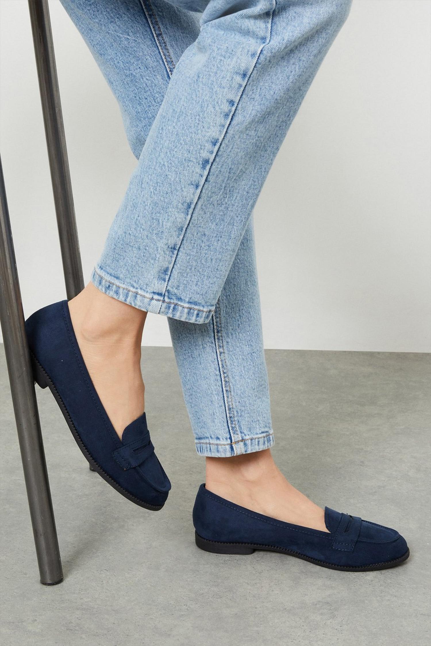 dorothy perkins loafers wide fit