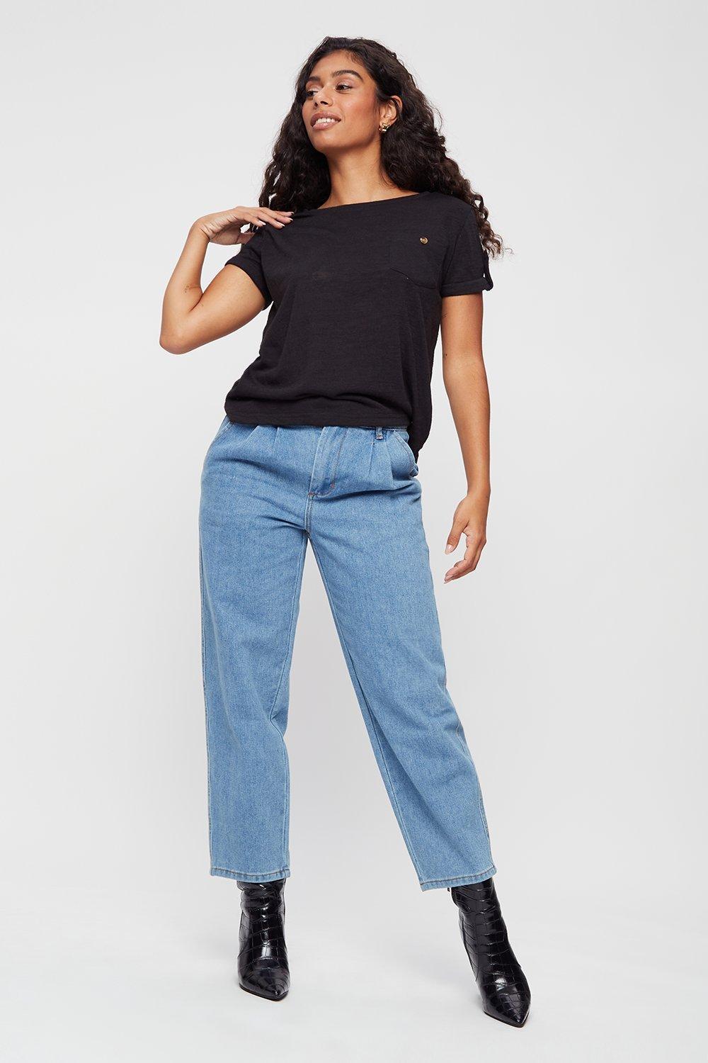 dorothy perkins petite mom jeans